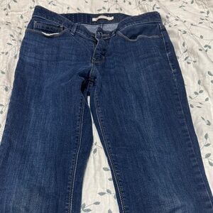 Levi's Women's Dark Blue Denim Jeans